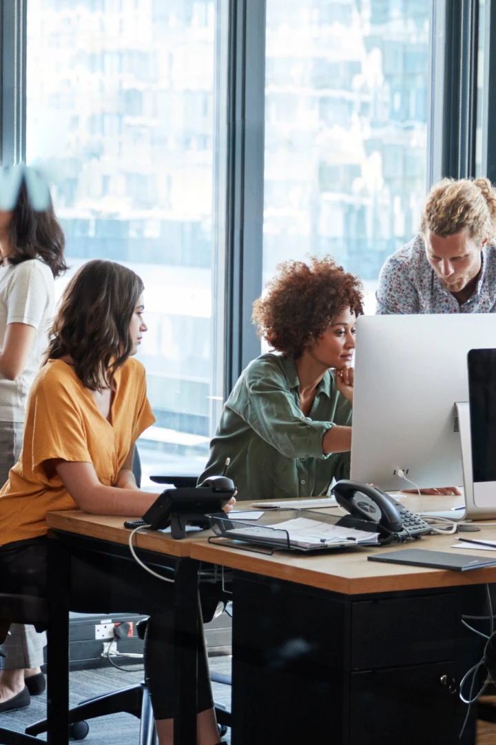 Modern technology workspace